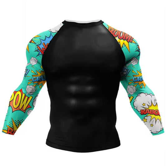 Comic Premium BJJ / MMA Rash Guard - LONG & SHORT SLEEVE VARIATIONS