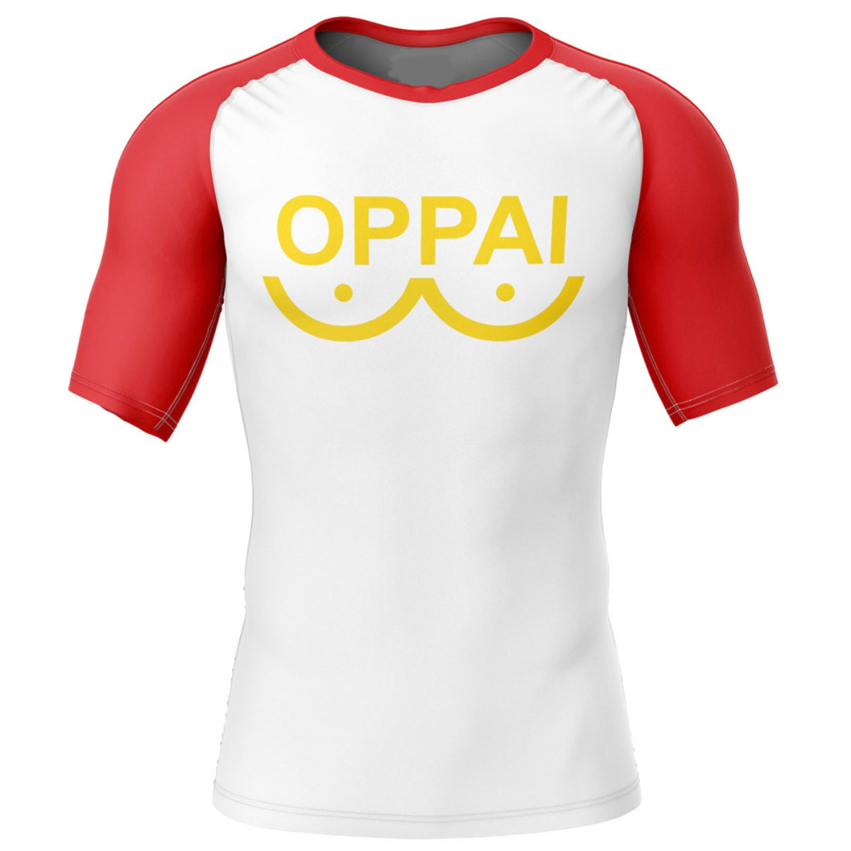 One-Punch Man Saitama Oppai Premium Rash Guard - LONG OR SHORT SLEEVE