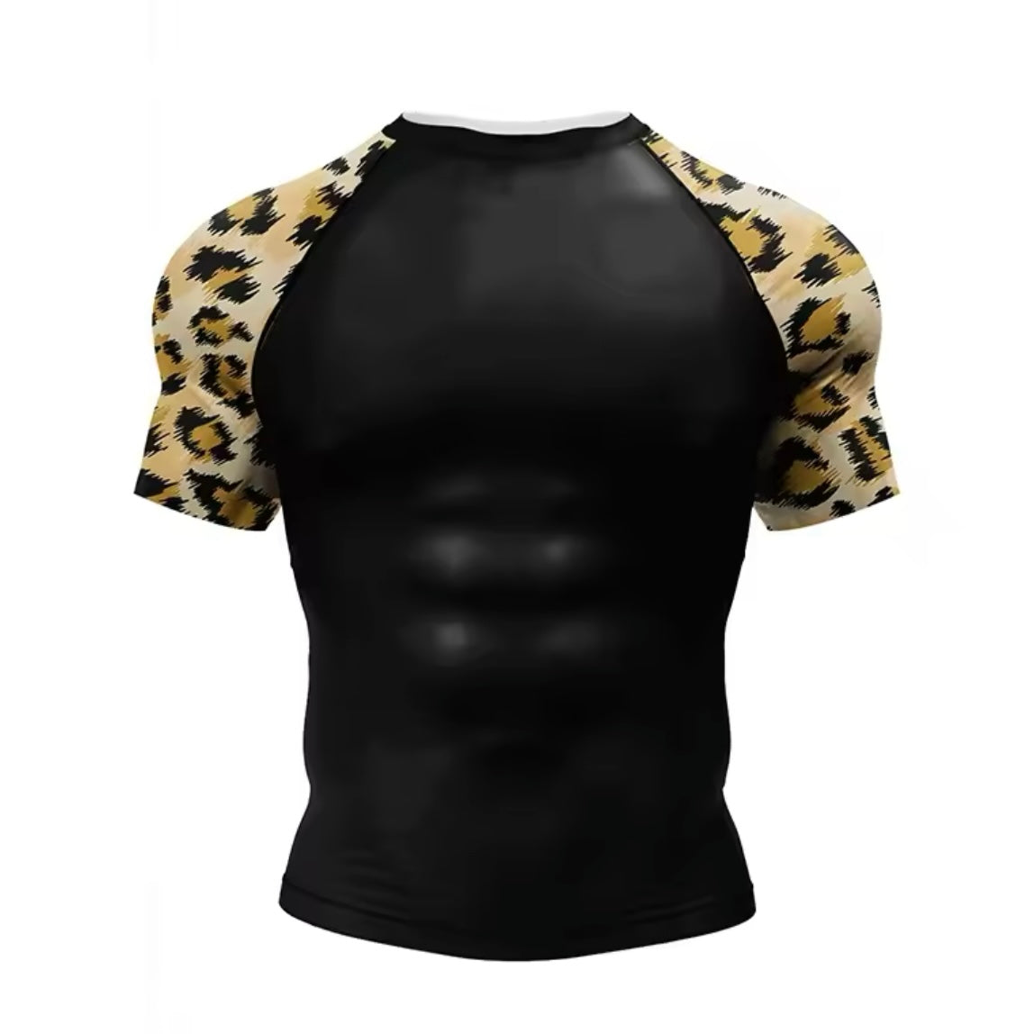 Leopard Premium BJJ No Gi / MMA Set. Rash Guard, Shorts & Spats
