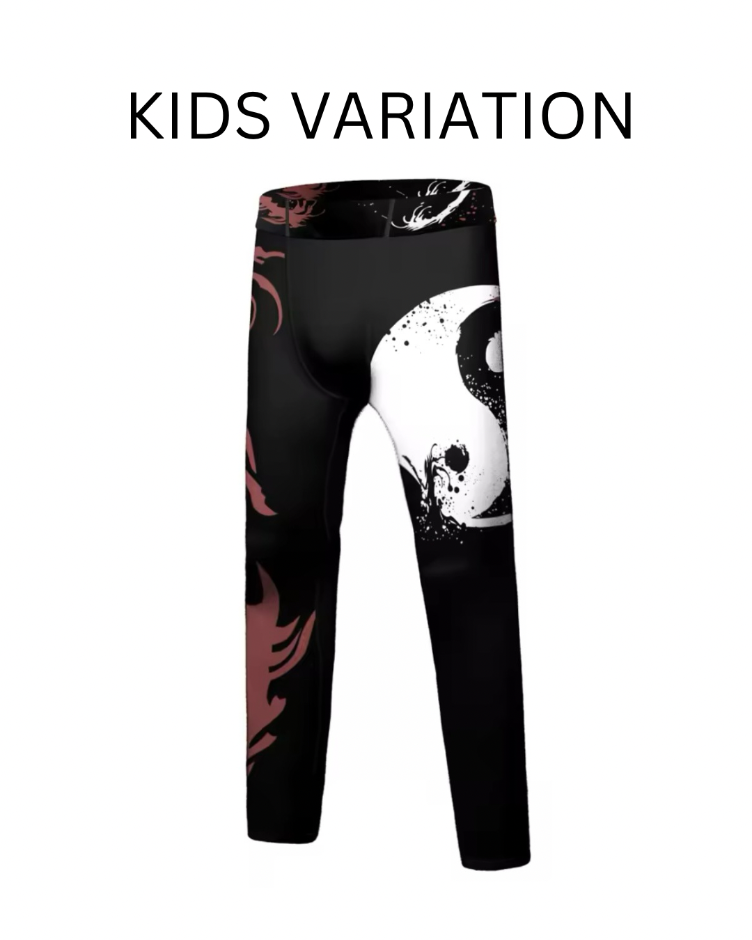 Yin Yang Premium BJJ No Gi / MMA Set. Rash Guard, Shorts & Spats