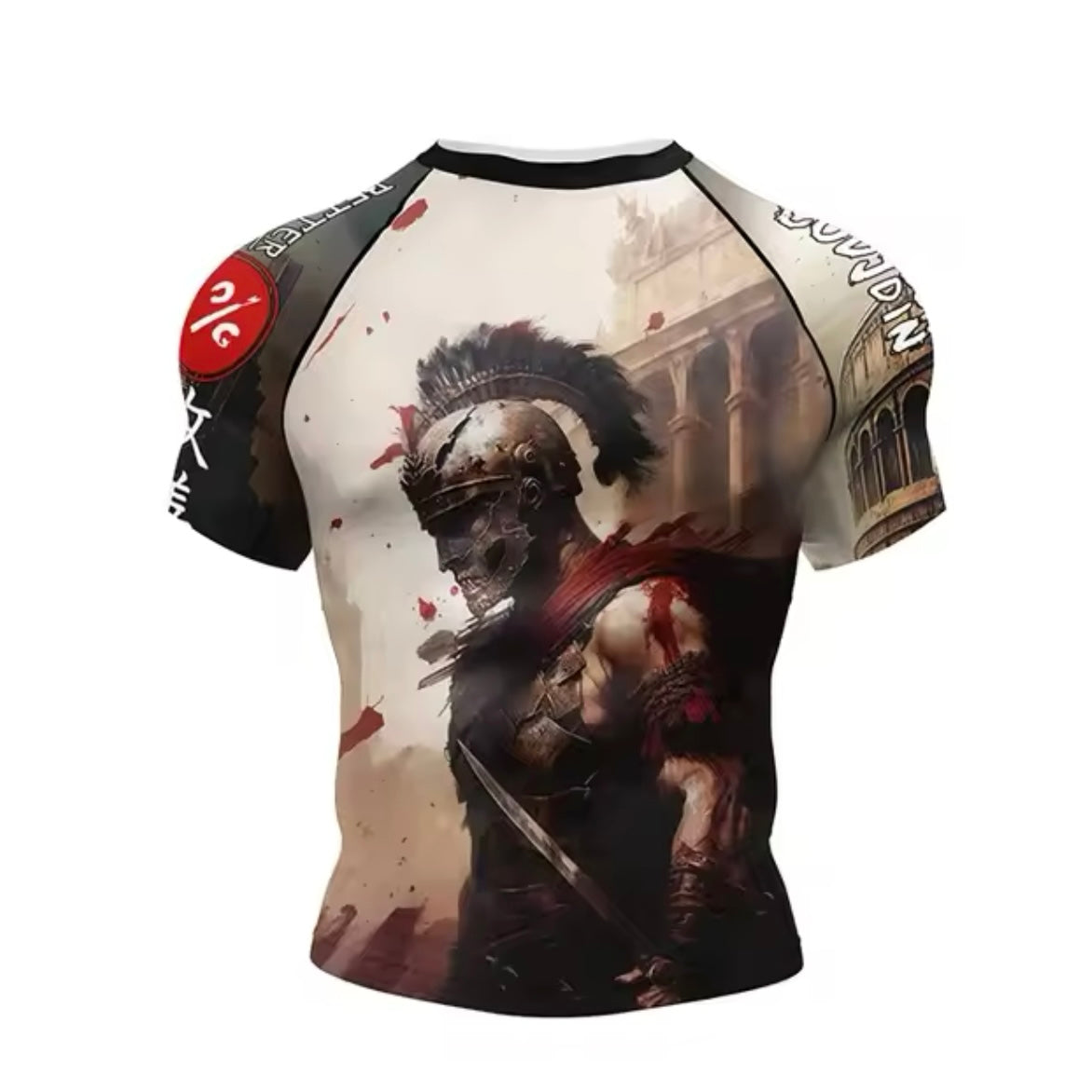Gladiator Premium BJJ No Gi / MMA Set. Rash Guard, Shorts & Spats