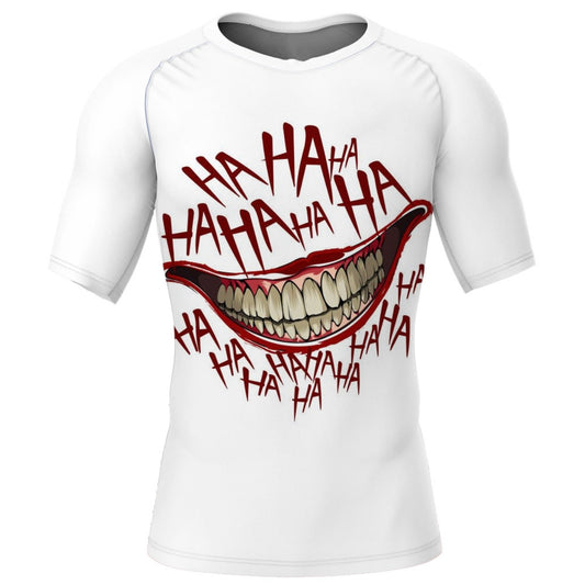 Joker Ha Ha Ha Premium Short Sleeve Rash Guard