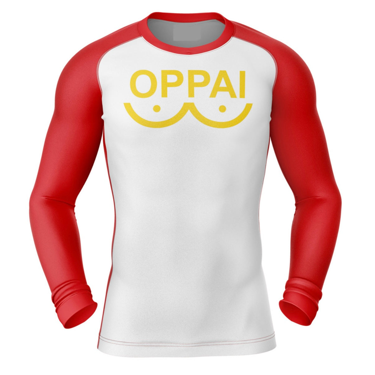 One-Punch Man Saitama Oppai Premium Rash Guard - LONG OR SHORT SLEEVE