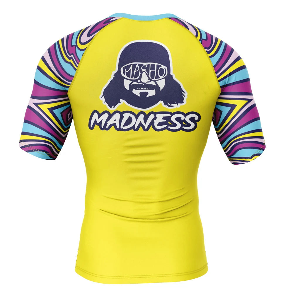 Macho Man Cream of the Crop Premium Short Sleeve BJJ / MMA Rash Guard