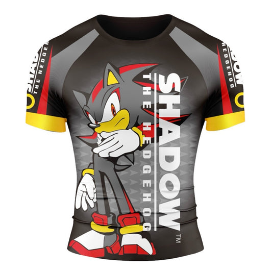 Shadow The Hedgehog Premium Short Sleeve Rash Guard