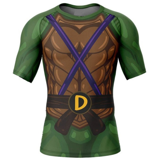 Teenage Mutant Ninja Turtle Donatello Premium Short Sleeve Rash Guard