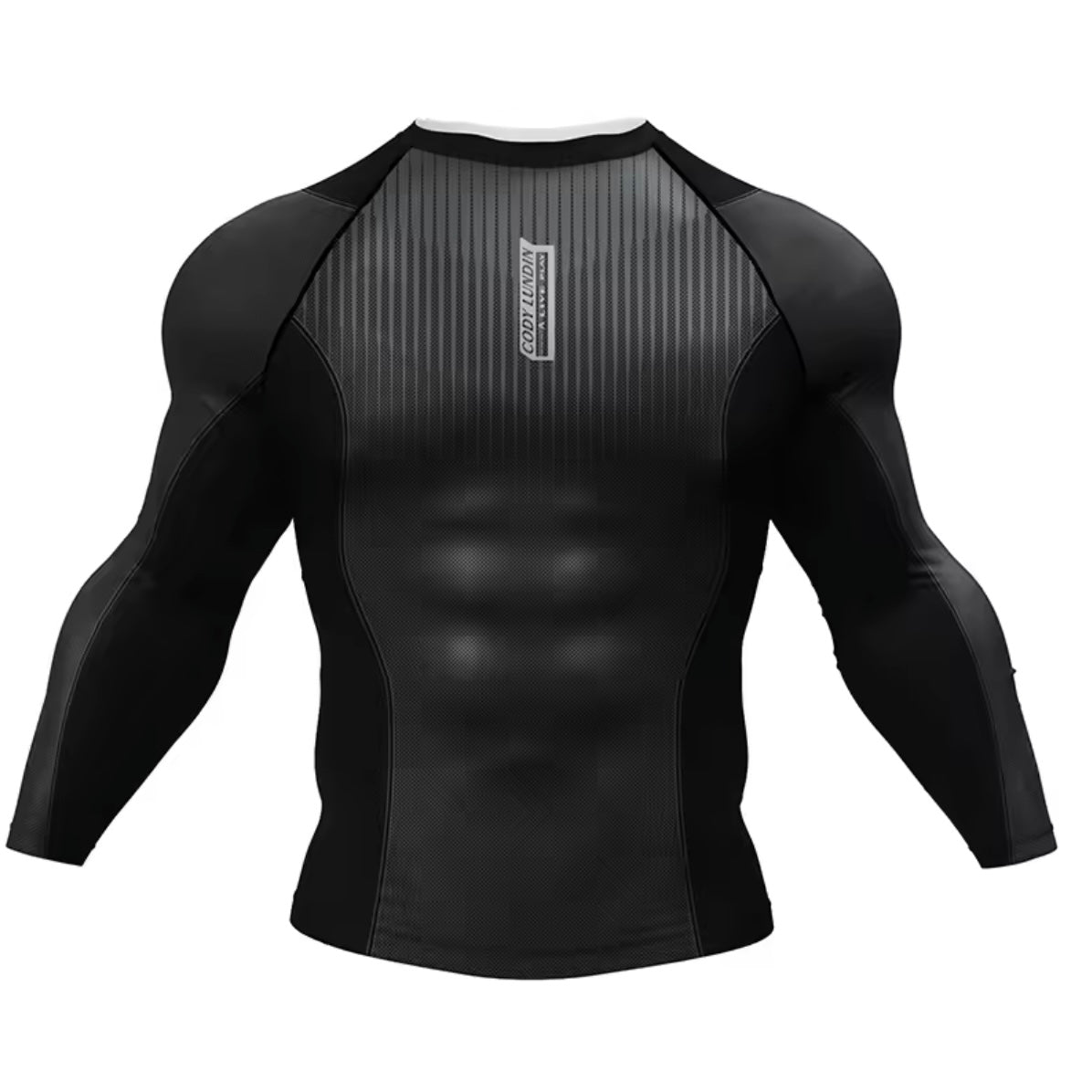 Black Premium BJJ No Gi / MMA Set. Rash Guard, Shorts & Spats