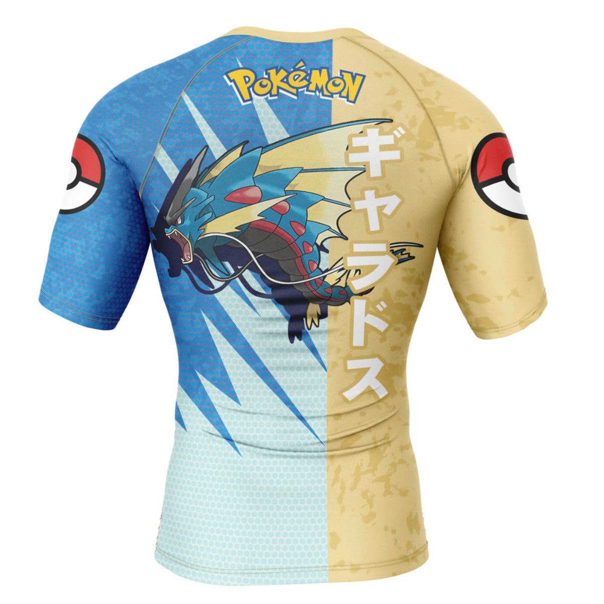 Pokemon Gyarados Premium Short Sleeve Rash Guard