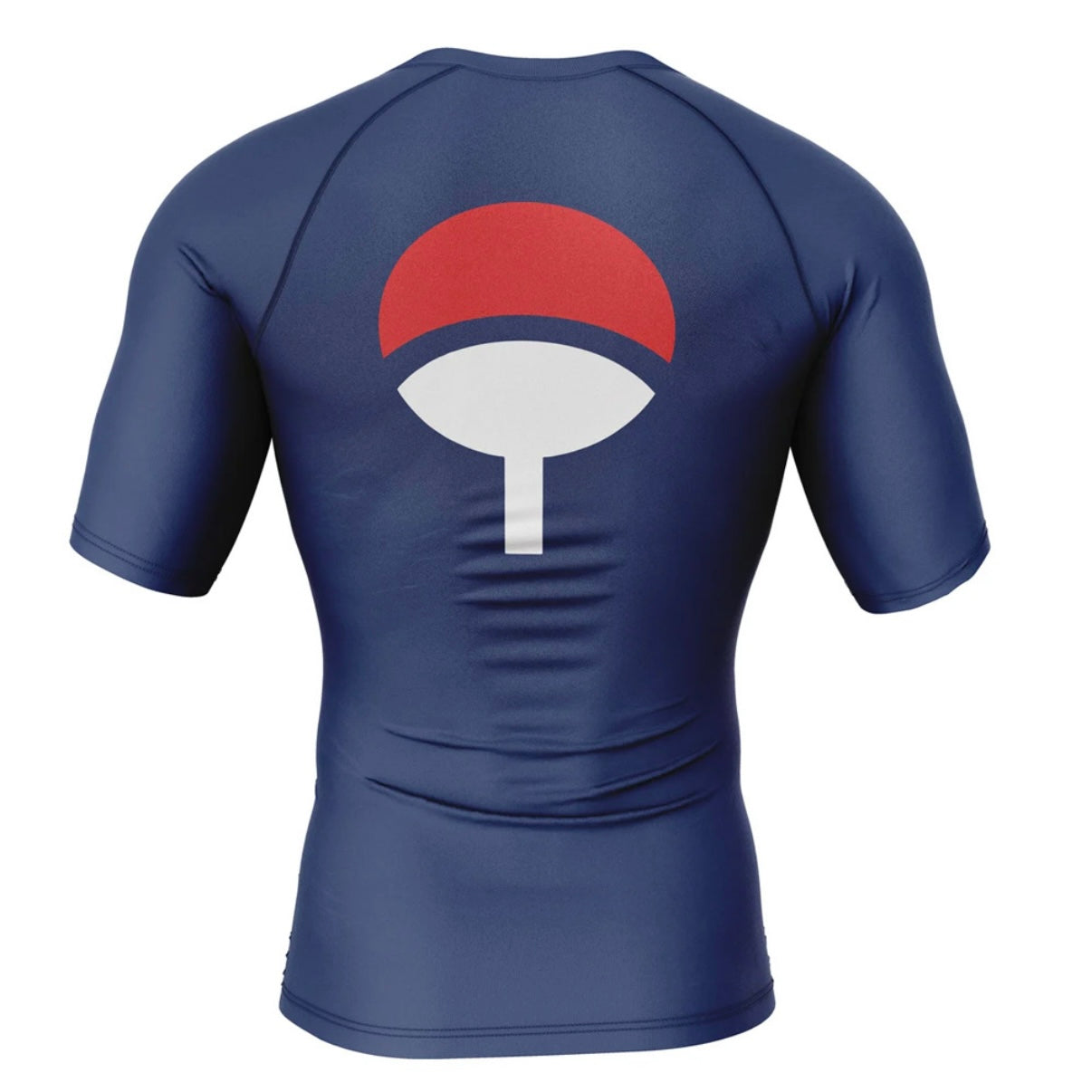 Naruto Blue Uchiha Clan Premium Short Sleeve Rash Guard