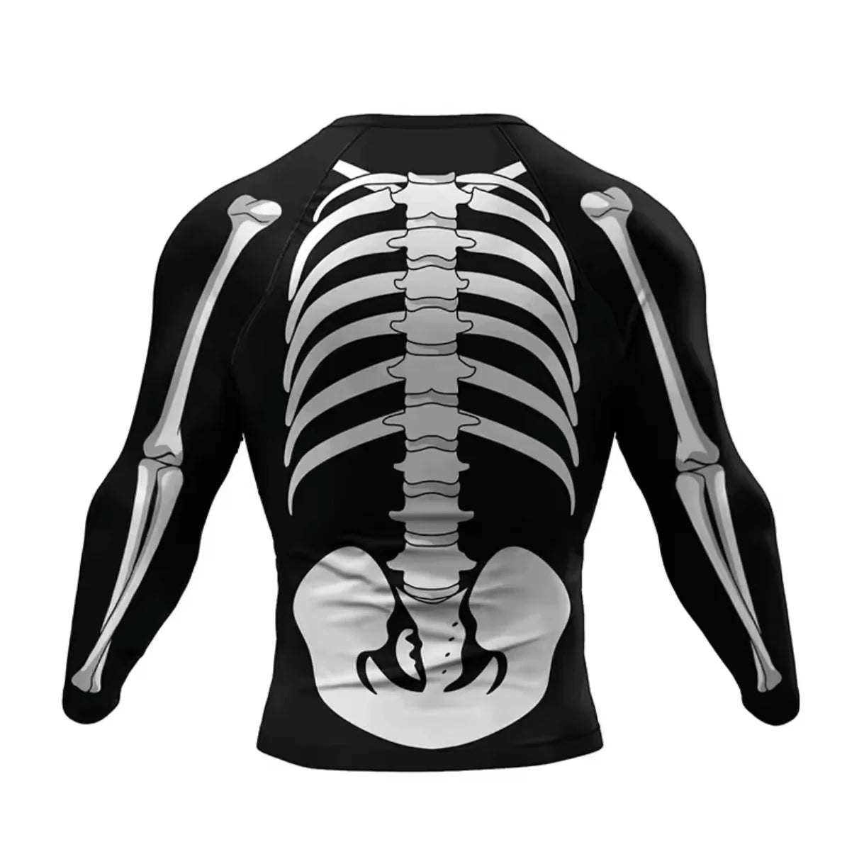 Skeleton Premium BJJ / MMA Rash Guard - LONG & SHORT SLEEVE VARIATIONS