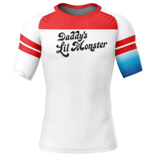 Suicide Squad Harley Quinn Daddy’s Lil Moneter Premium Rash Guard