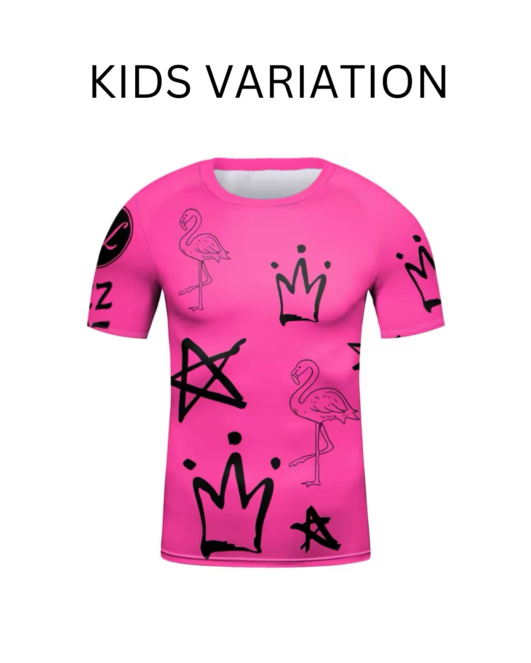 Pink Flamingo Premium BJJ / MMA Rash Guard - LONG & SHORT SLEEVE VARIATIONS
