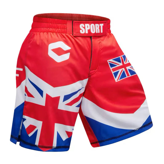 Britain / England UK Union Jack Premium BJJ No Gi Grappling Shorts