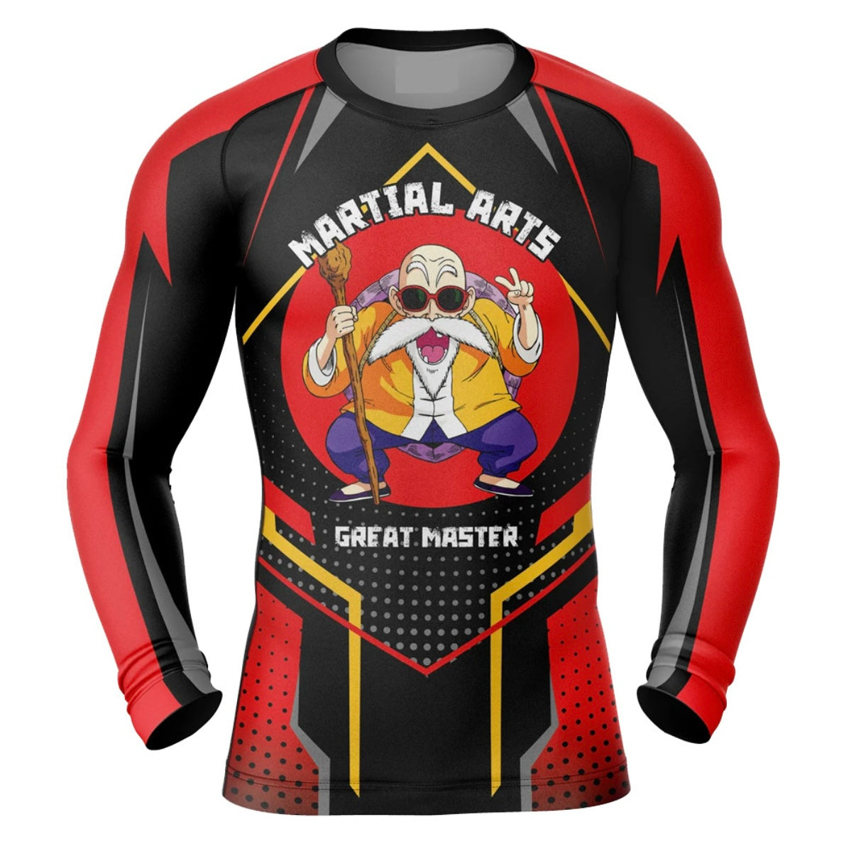 Dragon Ball Z Turtle School Master Roshi Premium Rash Guard - LONG OR SHORT SLEEVE