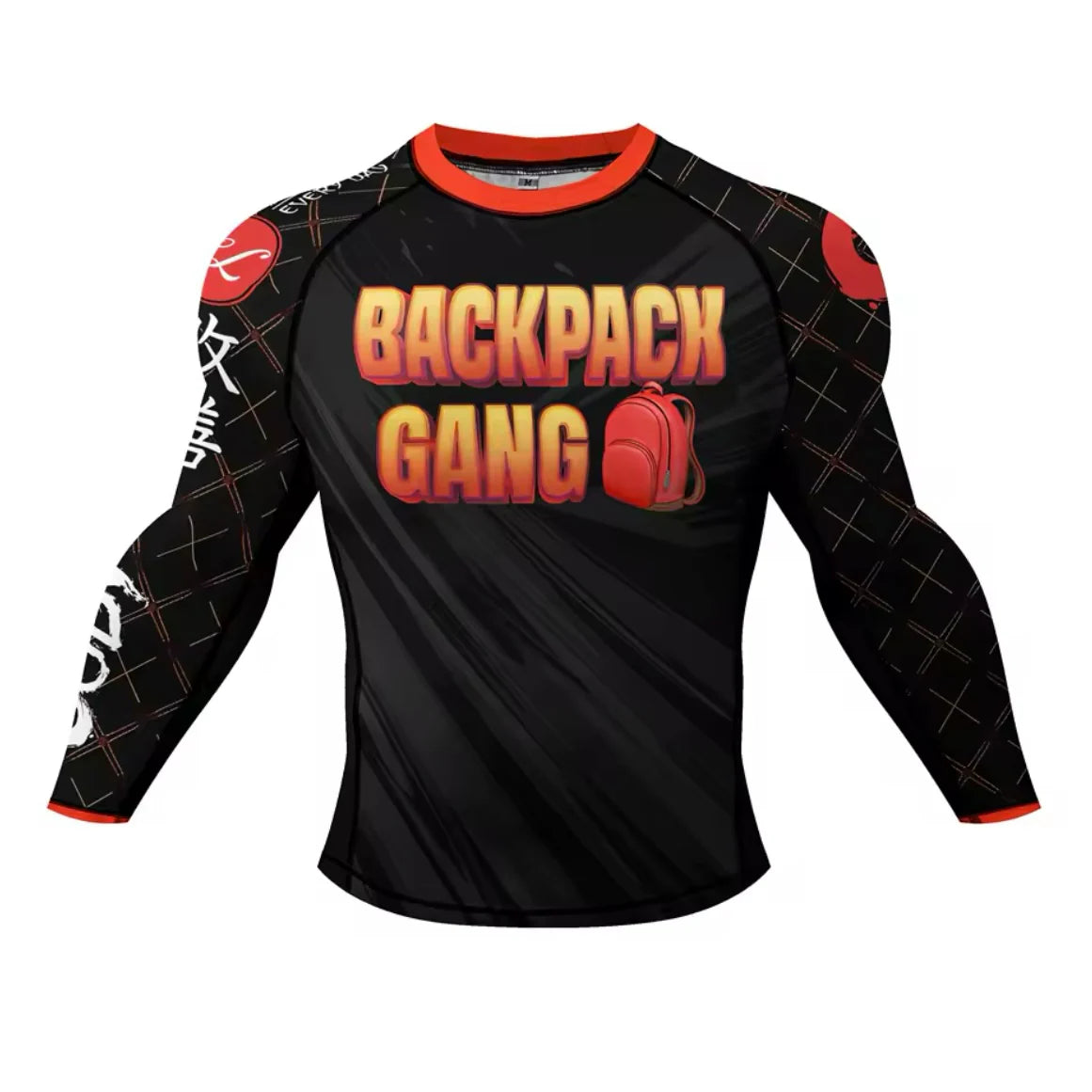 Backpack Gang Premium BJJ / MMA Rash Guard - LONG & SHORT SLEEVE VARIATIONS