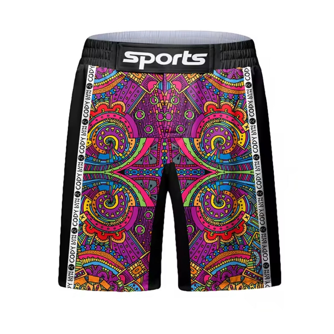 Psychedelic Premium BJJ No Gi / MMA Set. Rash Guard, Shorts & Spats