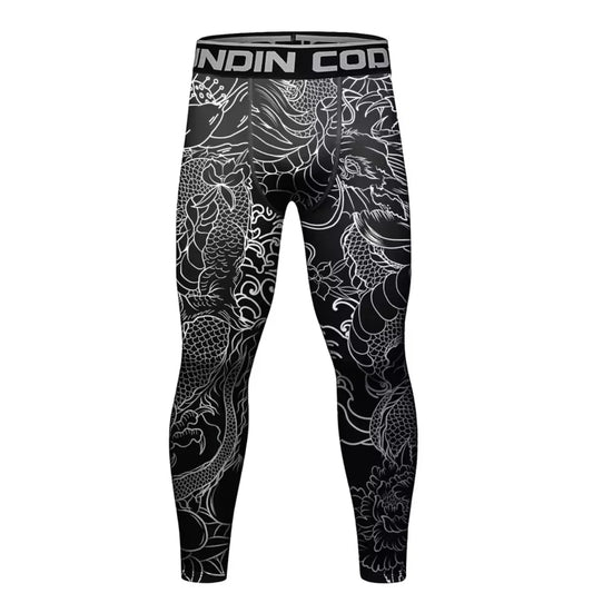 Dragon Roller Premium Compression Spats for BJJ, MMA, Wrestling, CrossFit, Yoga, Running, Cycling, and More