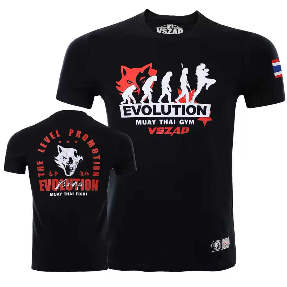 Muay Thai Evolution Black Premium T-Shirt
