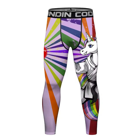 Unicorn Premium Compression Spats for BJJ, MMA, Wrestling, CrossFit, Yoga, Running, Cycling, and More