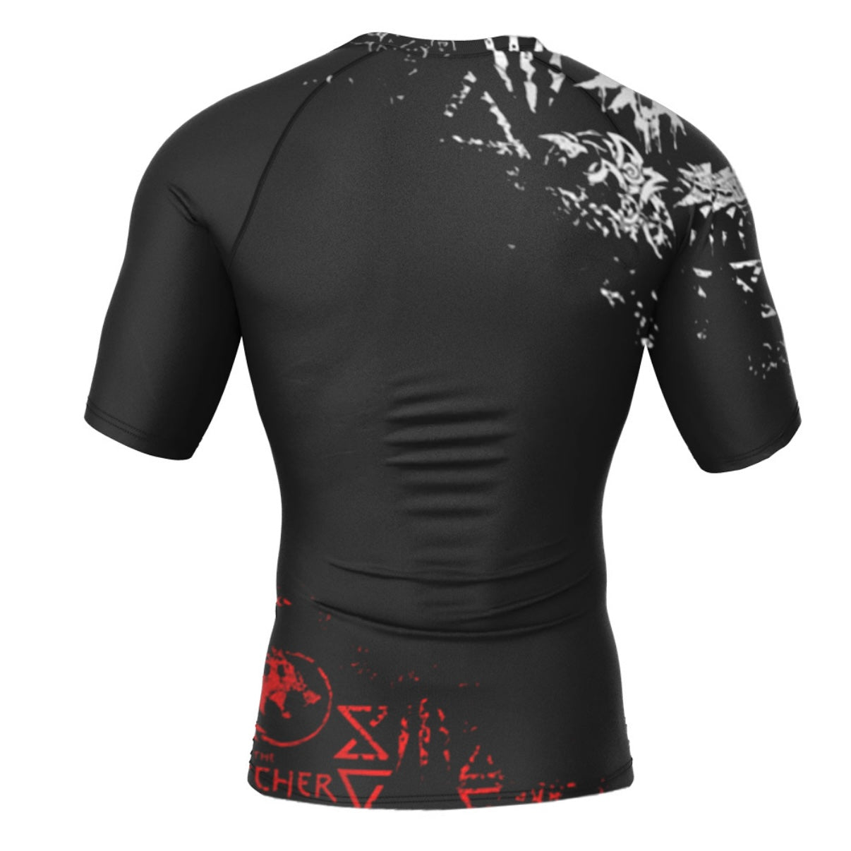 The Witcher Black Premium Short Sleeve Rash Guard