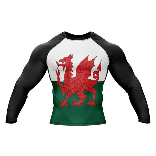 Wales Premium Rash Guard - LONG OR SHORT SLEEVE