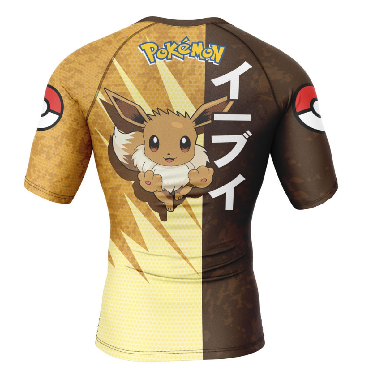 Pokemon Eevee Premium Short Sleeve Rash Guard