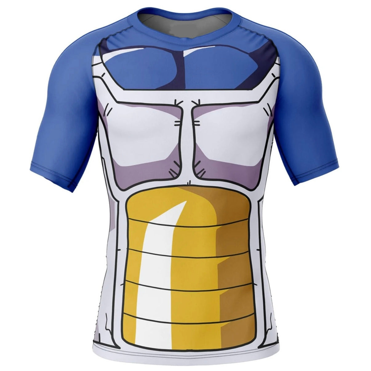 Dragon Ball Z Vegeta Suit Premium Rash Guard - LONG OR SHORT SLEEVE