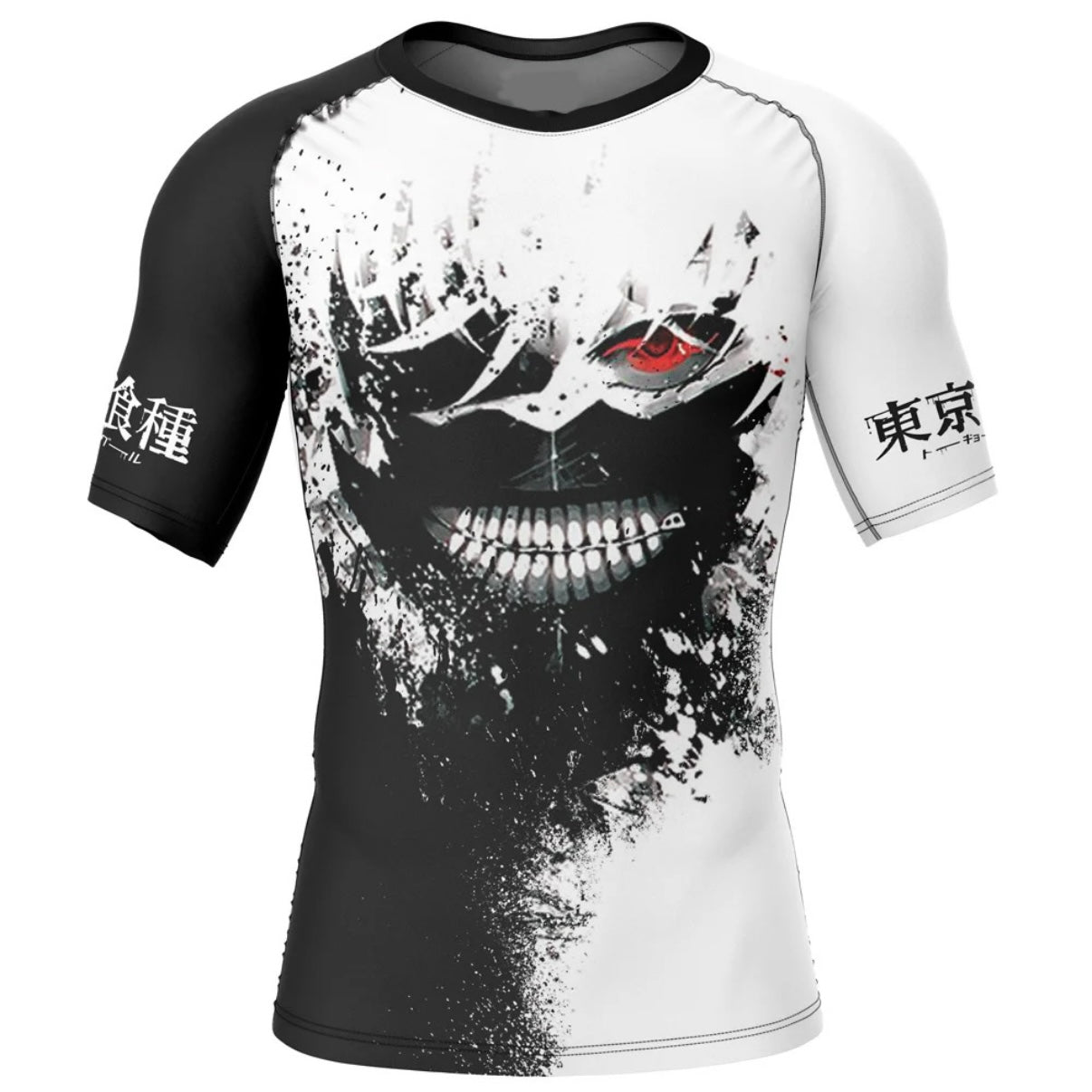 Tokyo Ghoul Ken Kaneki Premium Rash Guard - LONG OR SHORT SLEEVE