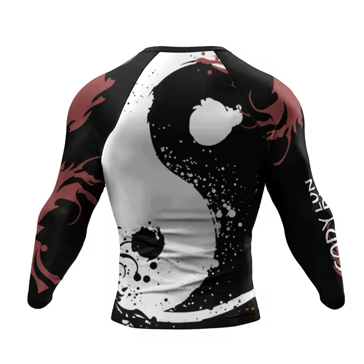 Yin Yang Premium BJJ No Gi / MMA Set. Rash Guard, Shorts & Spats