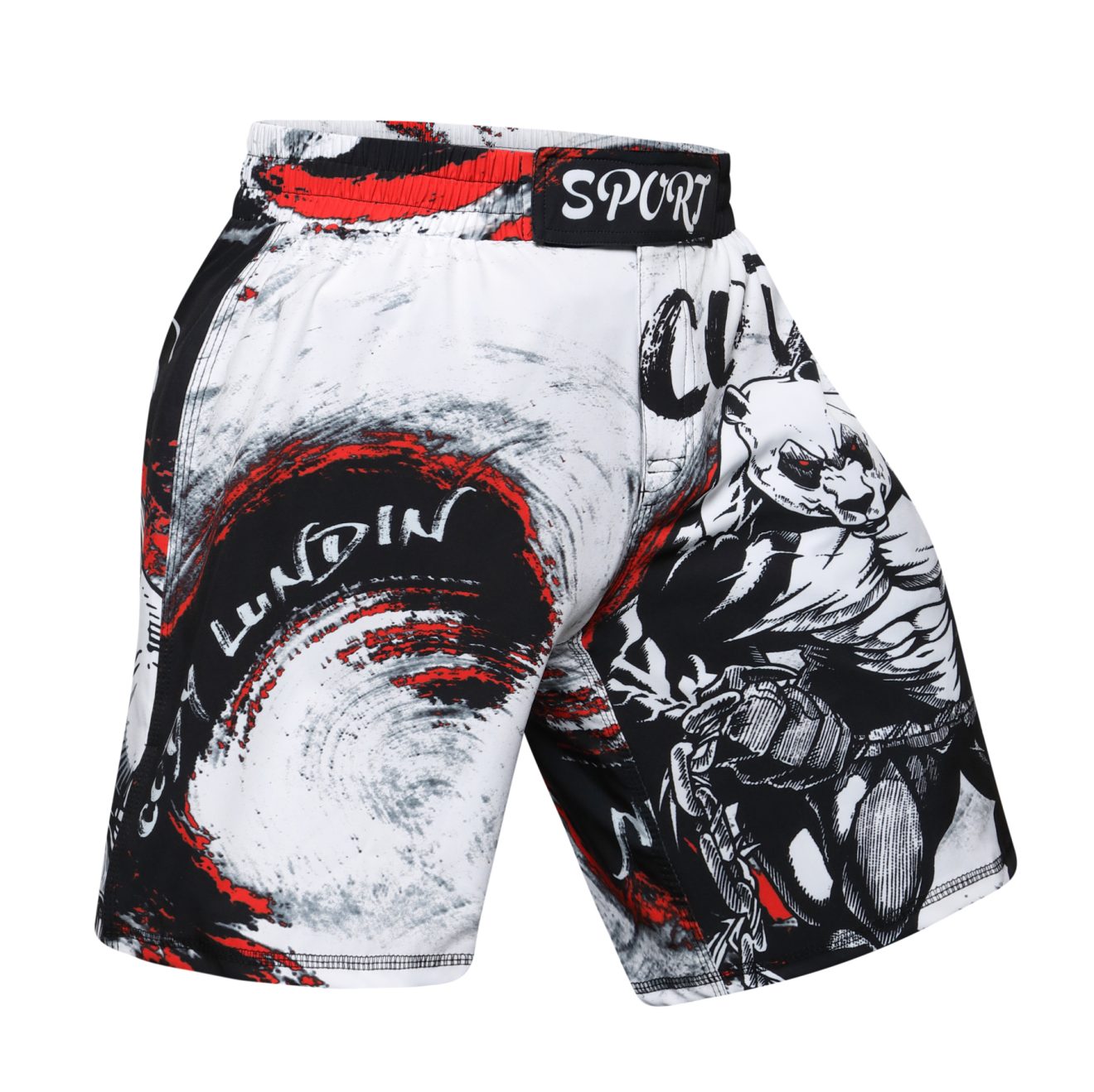 Panda Premium BJJ No Gi / MMA Set. Rash Guard, Shorts & Spats