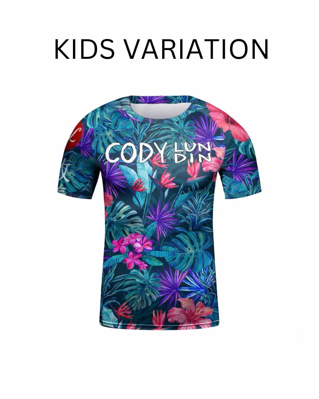 Flower Premium BJJ / MMA Rash Guard - LONG & SHORT SLEEVE VARIATIONS