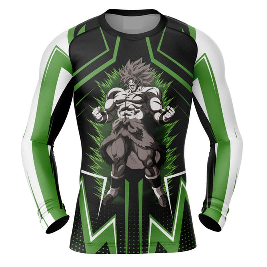 Dragon Ball Z Saiyan Legend Broly Premium Rash Guard - LONG OR SHORT SLEEVE