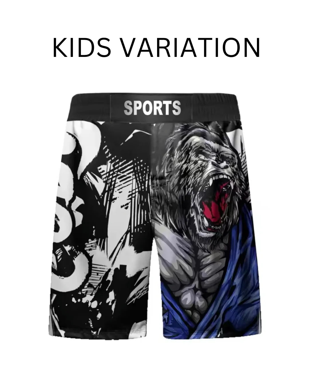 Gorilla Rage Premium BJJ No Gi / MMA Grappling Shorts