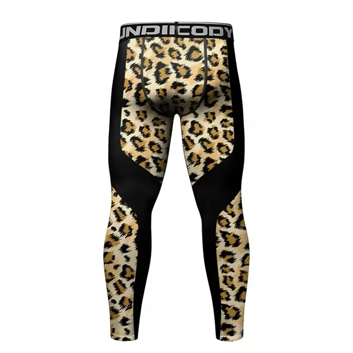 Leopard Premium Compression Spats for BJJ, MMA, Wrestling, CrossFit, Yoga, Running, Cycling, and More