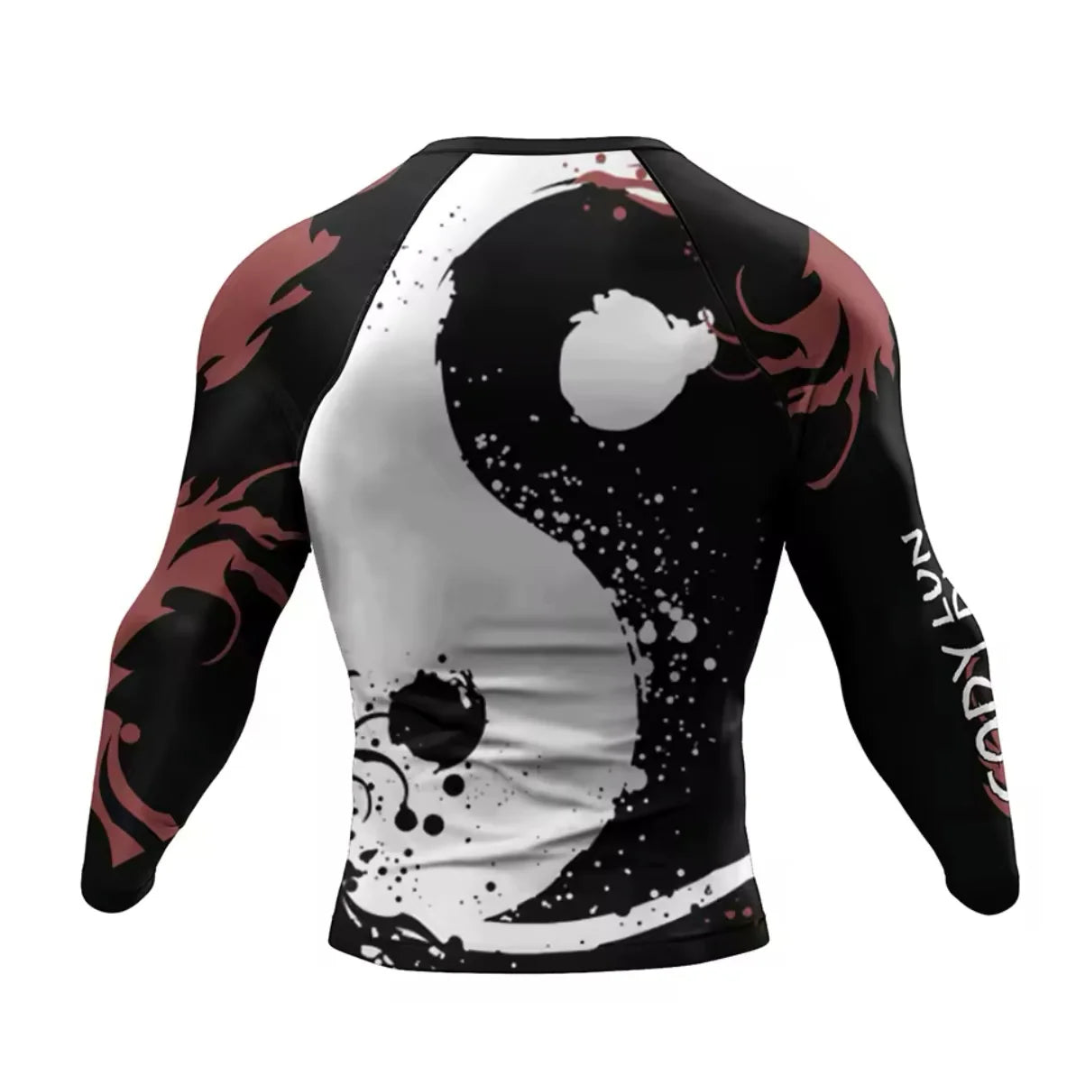 Yin Yang Premium BJJ / MMA Rash Guard - LONG & SHORT SLEEVE VARIATIONS