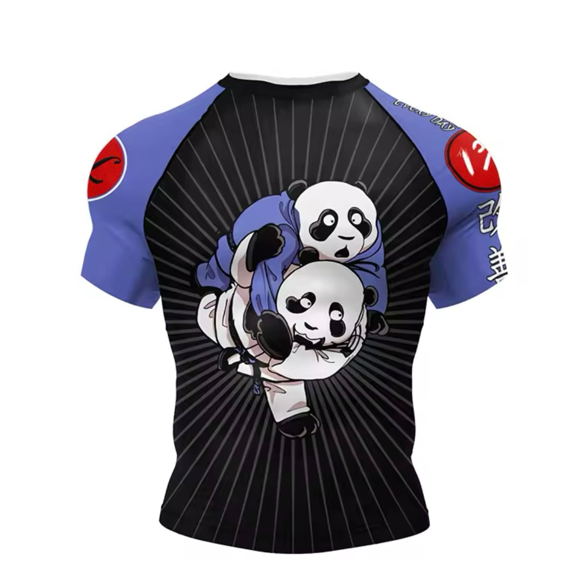 Judo Panda Premium BJJ No Gi / MMA Set. Rash Guard, Shorts & Spats