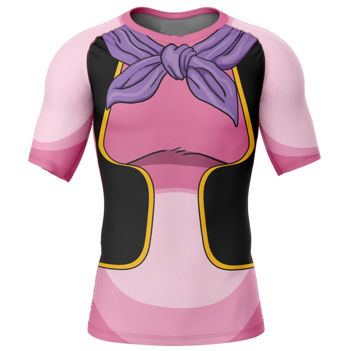 Dragon Ball Z Fat Majin Buu Premium Short Sleeve Rash Guard