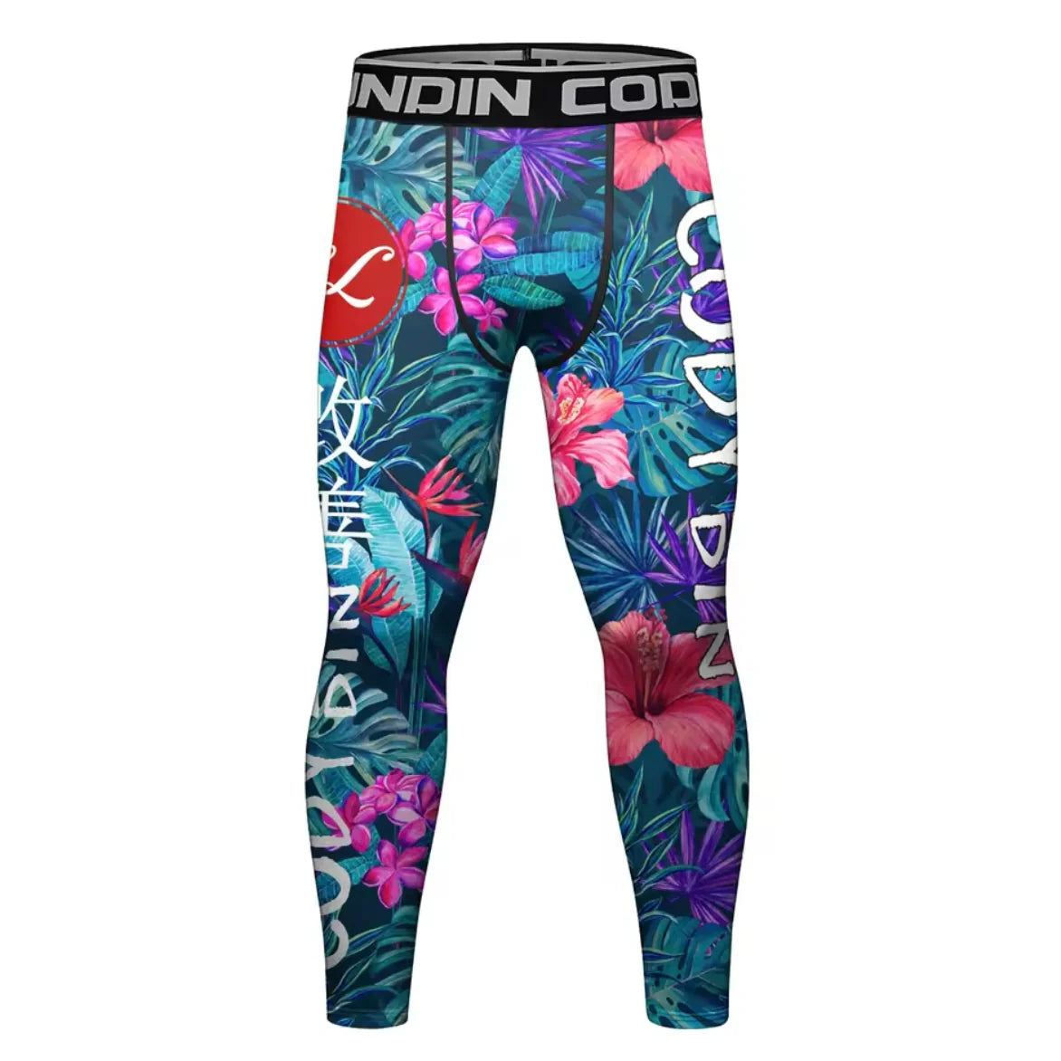 Flower Premium Compression Spats for BJJ, MMA, Wrestling, CrossFit, Yoga, Running, Cycling, and More