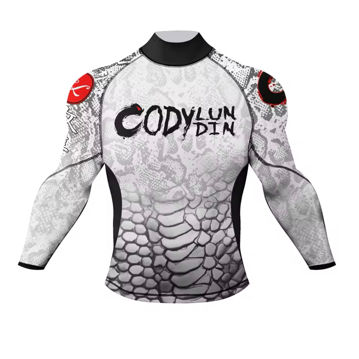 Venomous Premium High Neck BJJ No Gi / MMA Set. Rash Guard, Shorts & Spats