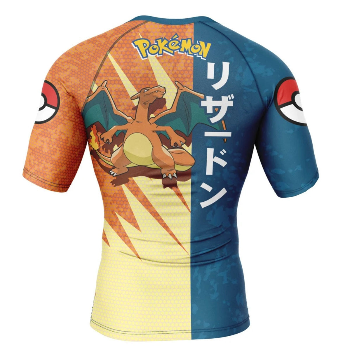 Pokemon Charizard Premium Short Sleeve Rash Guard