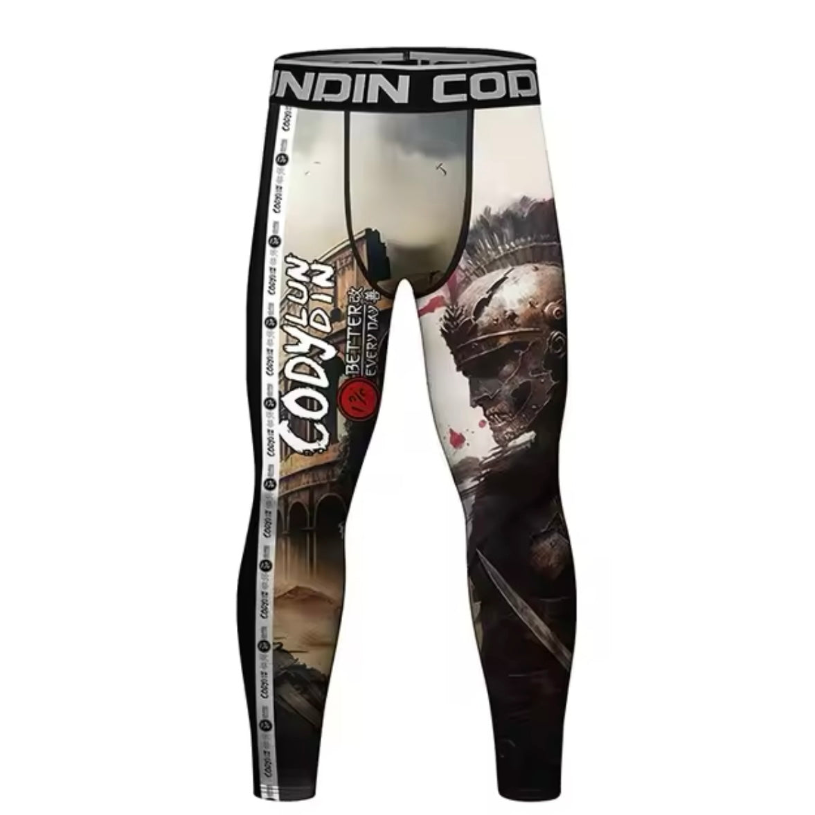 Gladiator Premium BJJ No Gi / MMA Set. Rash Guard, Shorts & Spats