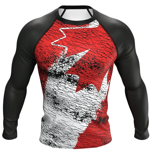 Canada Premium Rash Guard - LONG OR SHORT SLEEVE