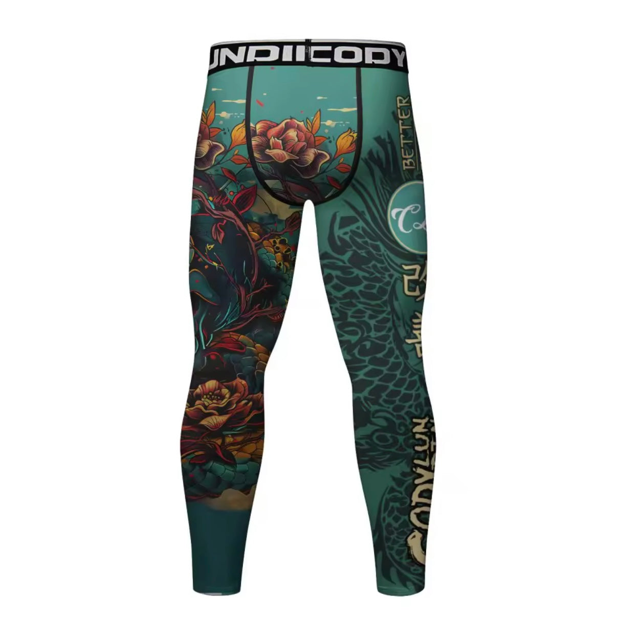 Skull & Dragon Premium BJJ No Gi / MMA Set. Rash Guard, Shorts & Spats