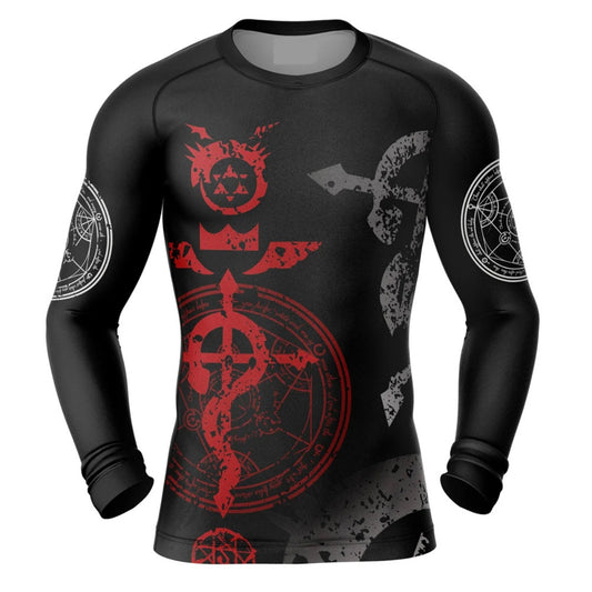 Fullmetal Alchemist Transmutation Circle Premium Rash Guard - LONG OR SHORT SLEEVE