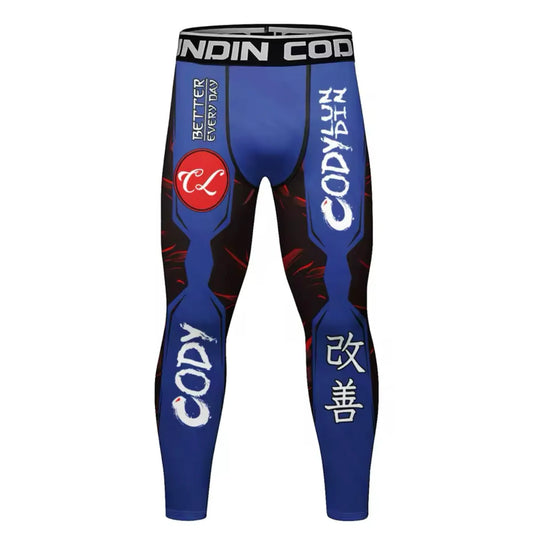 Noughts & Crosses Premium Compression Spats For BJJ, MMA, Wrestling, CrossFit, Yoga, Running, Cycling, and More