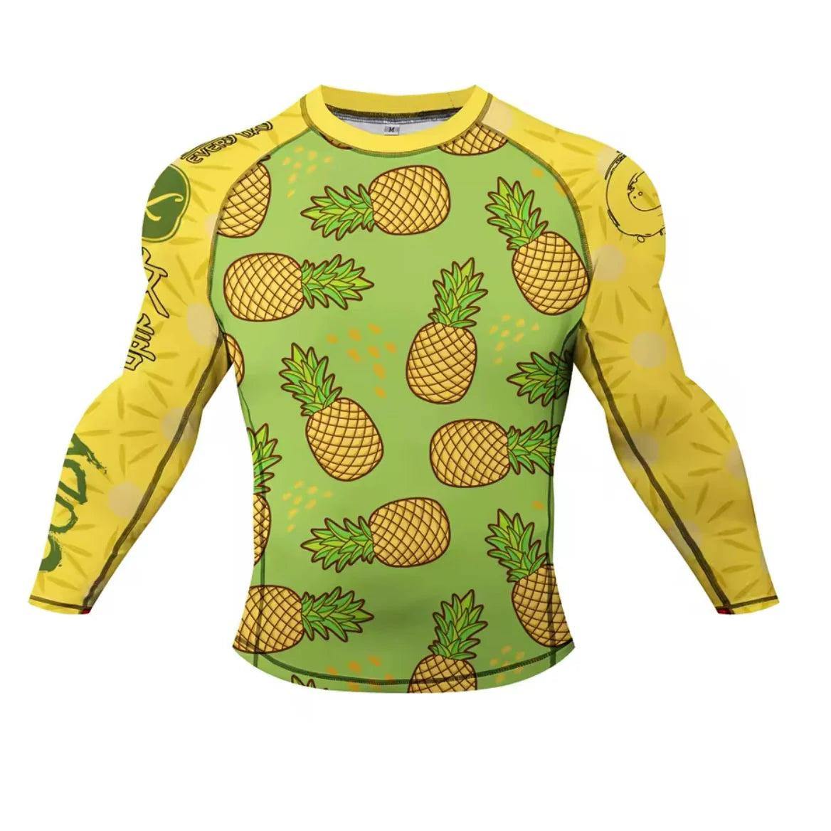 Pineapple Premium BJJ / MMA Rash Guard - LONG & SHORT SLEEVE VARIATIONS