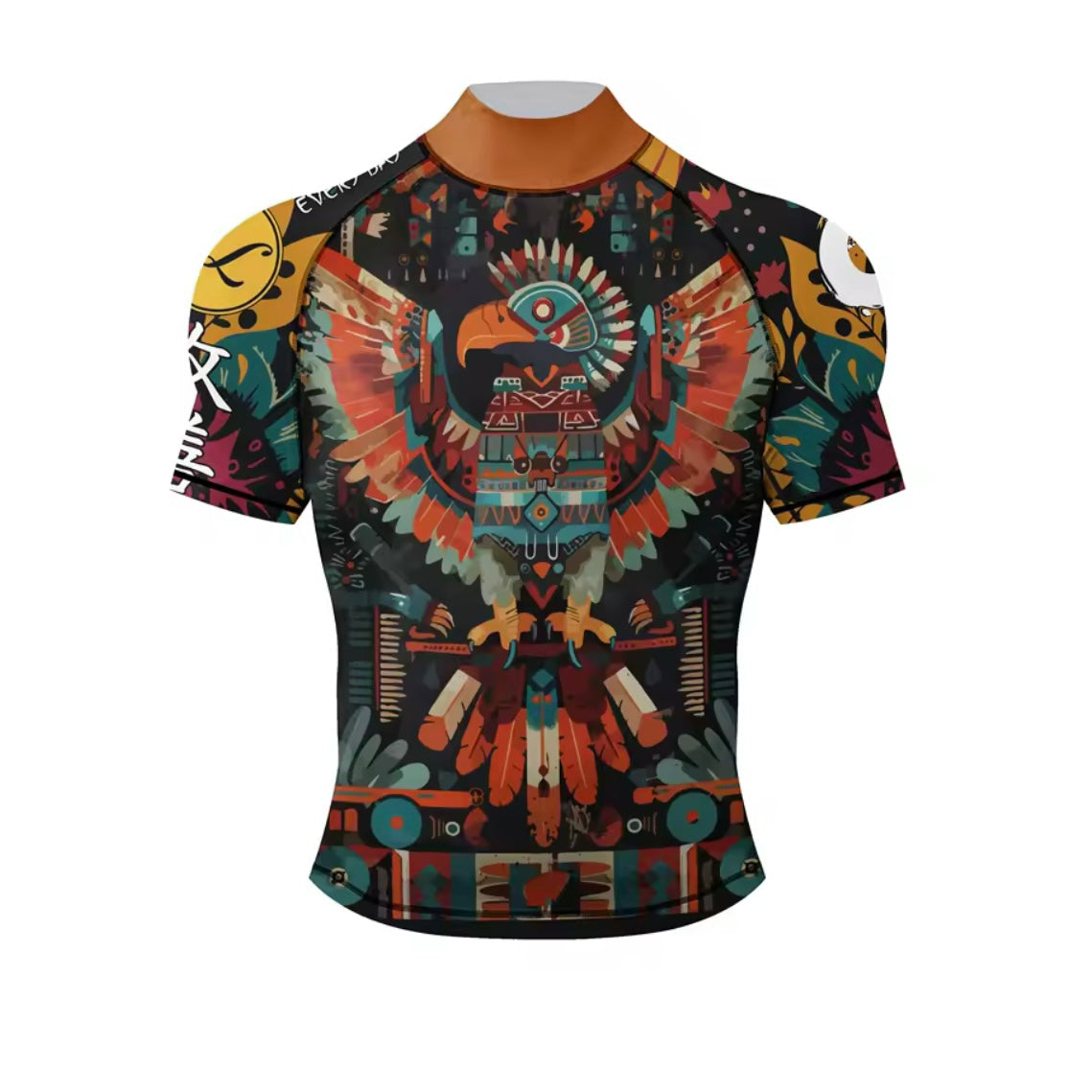 Bird Roller Premium High Neck BJJ No Gi / MMA Set. Rash Guard, Shorts & Spats