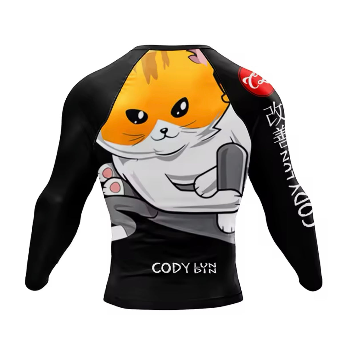 Cat Premium BJJ / MMA Rash Guard - LONG & SHORT SLEEVE VARIATIONS