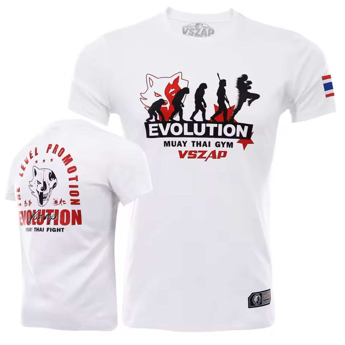 Muay Thai Evolution White Premium T-Shirt