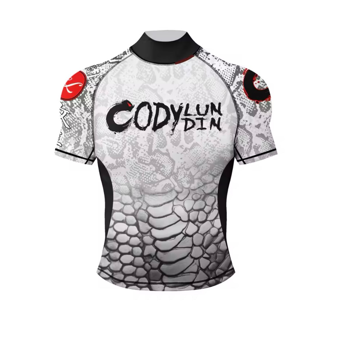 Venomous Premium High Neck BJJ No Gi / MMA Set. Rash Guard, Shorts & Spats